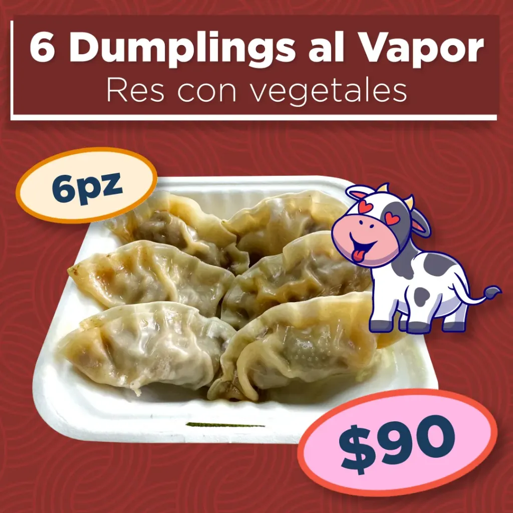 [3864397] 6 Dumplings de Res