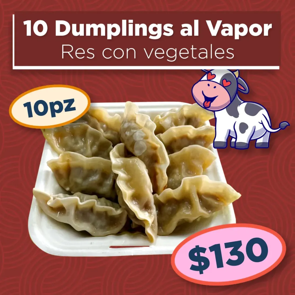 [3864398] 10 Dumplings de Res